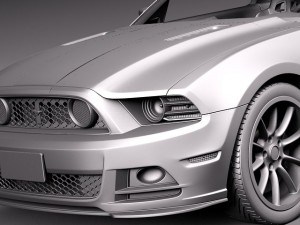 Mustang Boss 302 2013 Modelo 3D