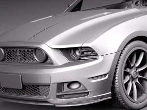Mustang Chefe 302 2013 Modelo 3D