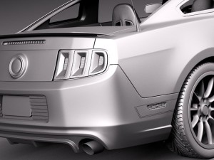 Mustang Boss 302 2013 Modelo 3D