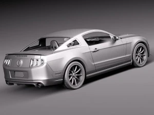 Mustang Chefe 302 2013 Modelo 3D