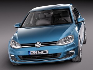 Volkswagen Golf VII 5-door 2013 Modelo 3D