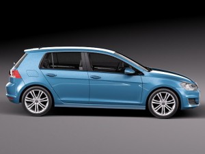 Volkswagen Golf VII 5-door 2013 Modelo 3D