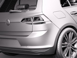 Volkswagen Golf VII 5-door 2013 Modelo 3D