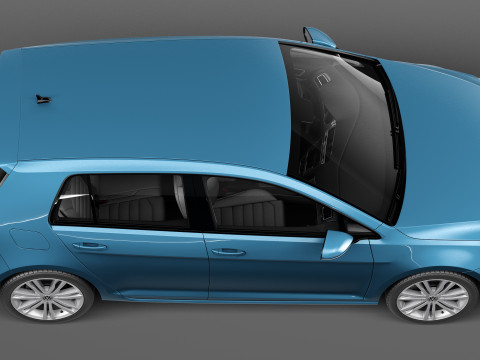 Volkswagen Golf VII 5-door 2013 3D Модель
