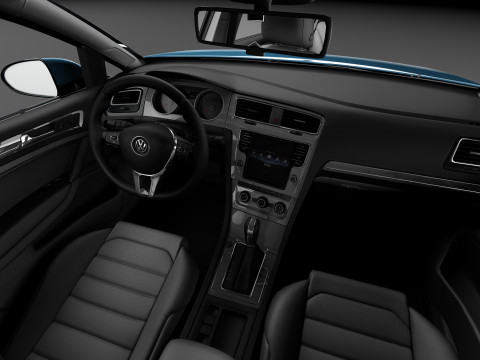 Volkswagen Golf VII 5-door 2013 3D Модель