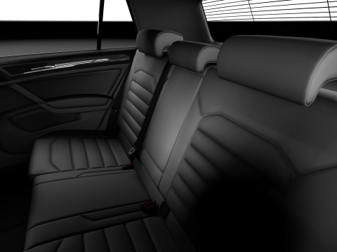 Volkswagen Golf VII 5-door 2013 3D Модель