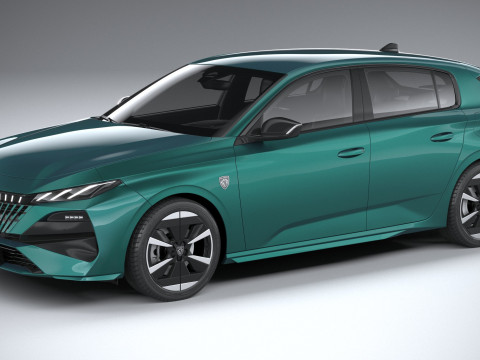 Peugeot 308 2026 3Dモデル