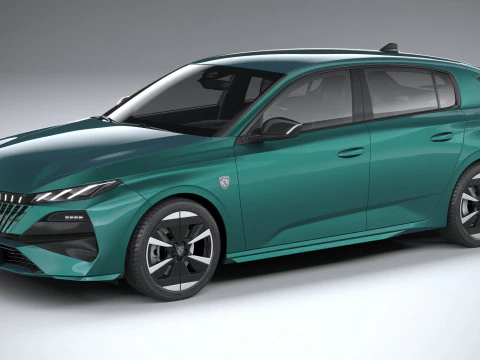 Peugeot 308 2026 3D Model