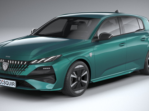 Peugeot 308 2026 3Dモデル