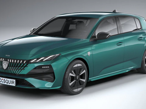 Peugeot 308 2026 3D Model