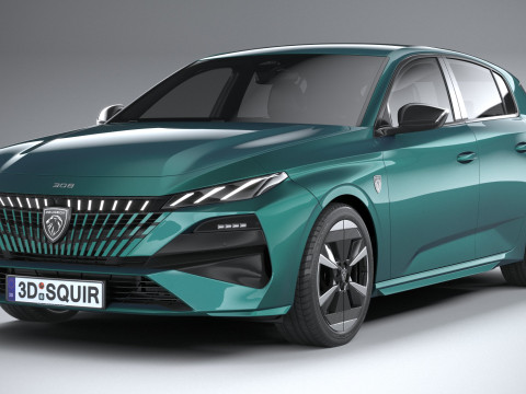 Peugeot 308 2026 3Dモデル