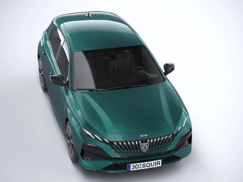 Peugeot 308 2026 3D Model