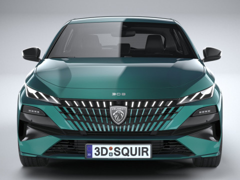 Peugeot 308 2026 3Dモデル