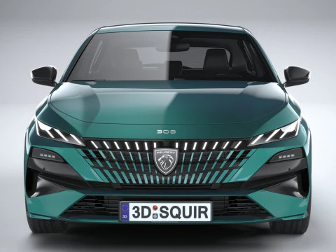 Peugeot 308 2026 3D Model