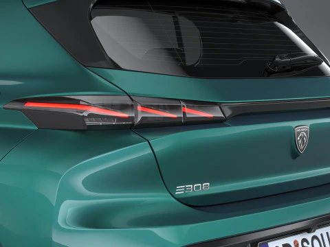 Peugeot 308 2026 3D Model