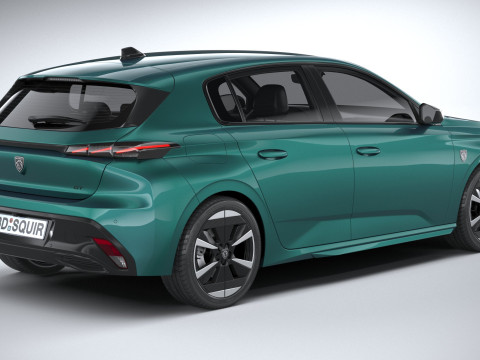 Peugeot 308 2026 3Dモデル