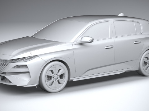 Peugeot 308 2026 3Dモデル