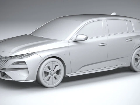 Peugeot 308 2026 3D Model