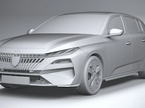 Peugeot 308 2026 3D Model