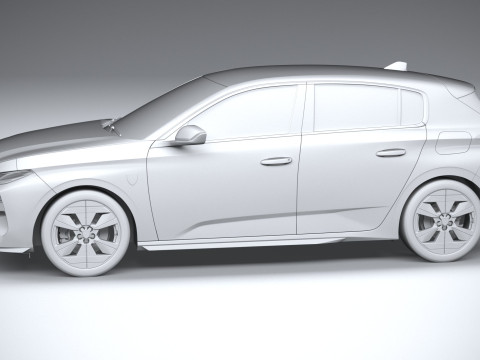 Peugeot 308 2026 3Dモデル