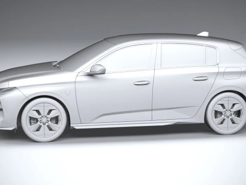 Peugeot 308 2026 3D Model