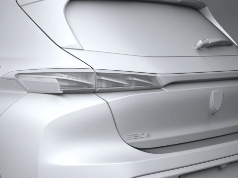 Peugeot 308 2026 3D Model