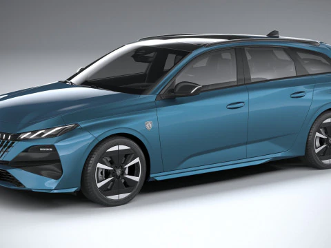 Peugeot 308 SW 2026 3D Model