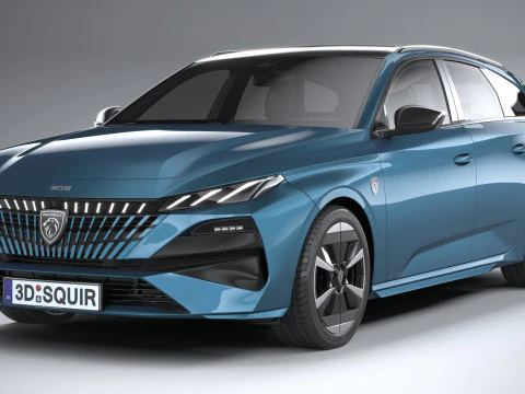 Peugeot 308 SW 2026 3D Model