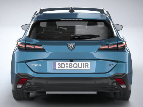 Peugeot 308 SW 2026 3D Model