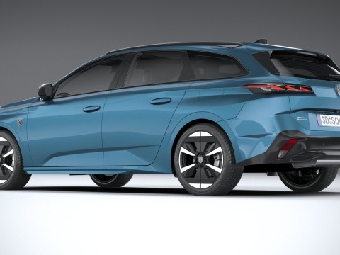 Peugeot 308 SW 2026 3D Model