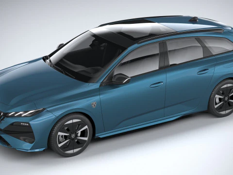 Peugeot 308 SW 2026 3D Model