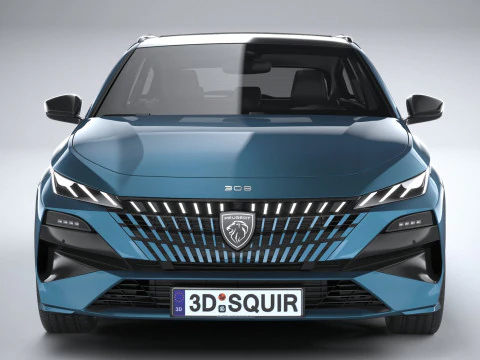 Peugeot 308 SW 2026 3D Model