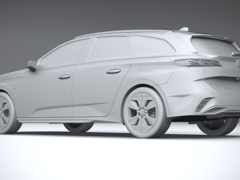 Peugeot 308 SW 2026 3D Model