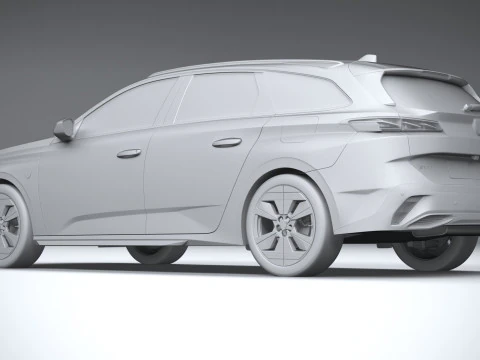 Peugeot 308 SW 2026 3D Model