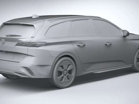 Peugeot 308 SW 2026 3D Model