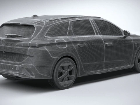 Peugeot 308 SW 2026 3D Model