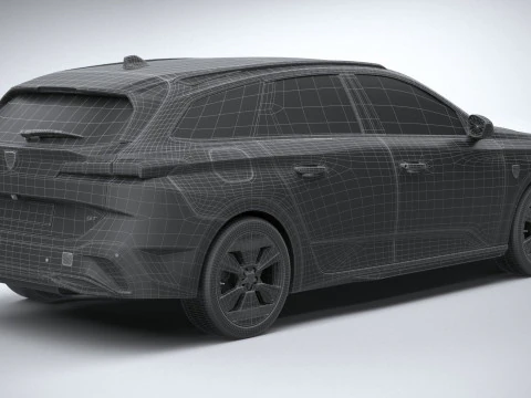 Peugeot 308 SW 2026 3D Model