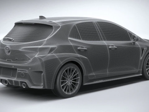 Toyota Corolla GR 2026 3D Model