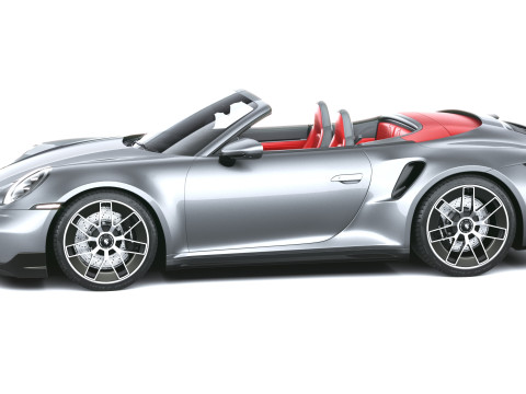 Porsche 911 Turbo S Cabrio aerokit 2026 3D Model