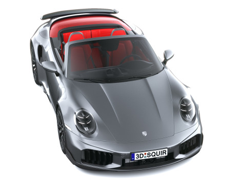 Porsche 911 Turbo S Cabrio aerokit 2026 3D Model