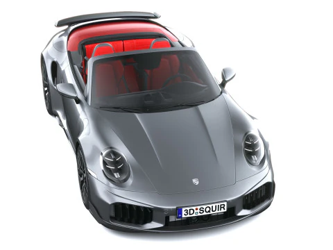 Porsche 911 Turbo S Cabrio aerokit 2026 3D Model