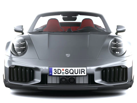Porsche 911 Turbo S Cabrio aerokit 2026 3D Model