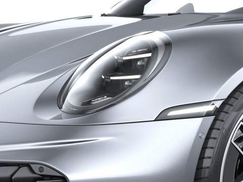 Porsche 911 Turbo S Cabrio aerokit 2026 3D Model