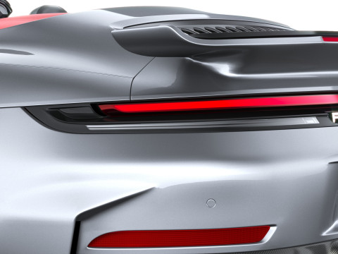 Porsche 911 Turbo S Cabrio aerokit 2026 3D Model
