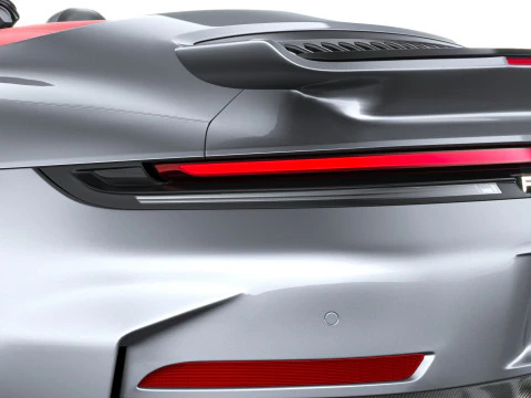 Porsche 911 Turbo S Cabrio aerokit 2026 3D Model