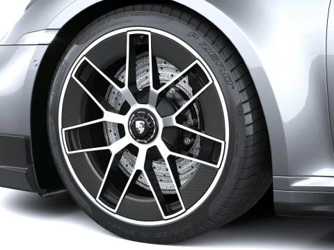 Porsche 911 Turbo S Cabrio aerokit 2026 3D Model