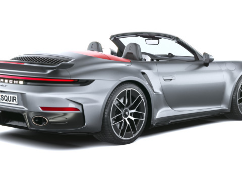 Porsche 911 Turbo S Cabrio aerokit 2026 3D Model