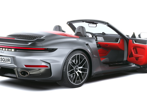 Porsche 911 Turbo S Cabrio aerokit 2026 3D Model