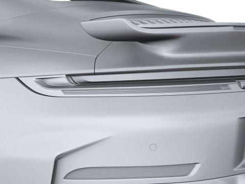 Porsche 911 Turbo S Cabrio aerokit 2026 3D Model