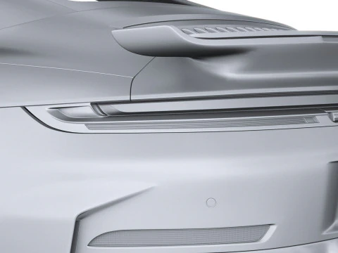 Porsche 911 Turbo S Cabrio aerokit 2026 3D Model